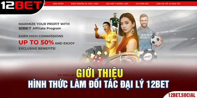 Giới thiệu hình thức làm đối tác đại lý 12Bet